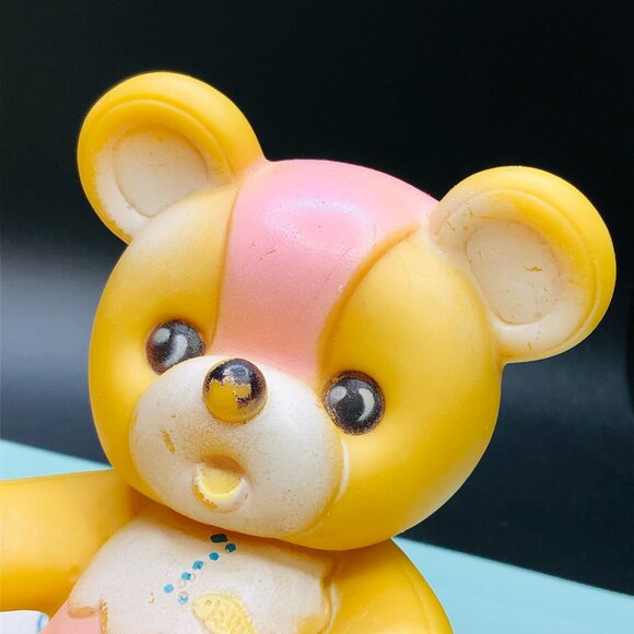 Vintage LOT of 60s Kitsch Squeaky Toys Little Boy -Teddy Bear with Baby Blanket - Picture 6 of 10